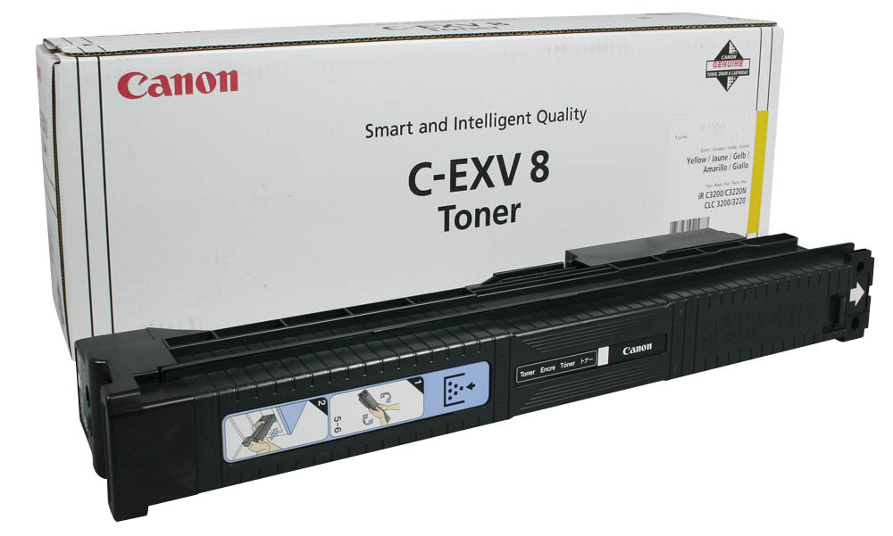 Картридж C-EXV8Y/ 7626A002 (для Canon imageRUNNER C2620/ C3200/ C3220/ CLC-2620/ CLC-3200/ CLC-3220) жёлтый