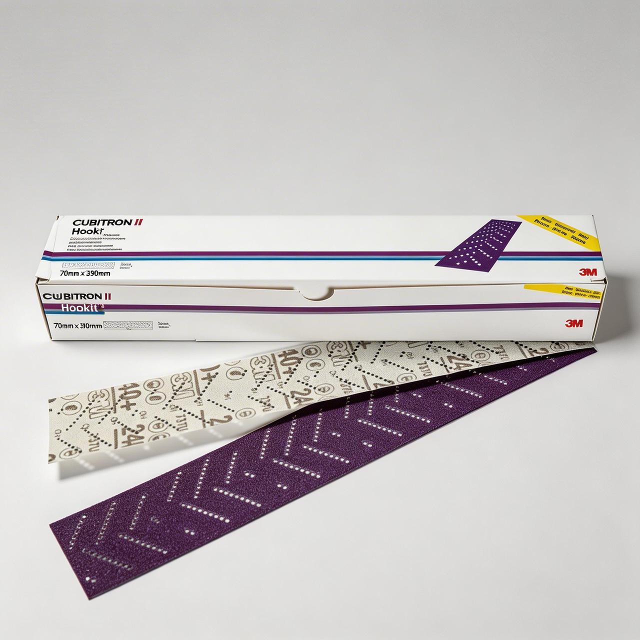 Полоска 3M Hookit Purple+ Р240 70х396мм, 50 шт/уп, цена указана с НДС