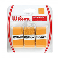 Обмотка для теннисной ракетки Wilson Pro Soft Overgrip (золотой) (арт. WRZ4040GO)