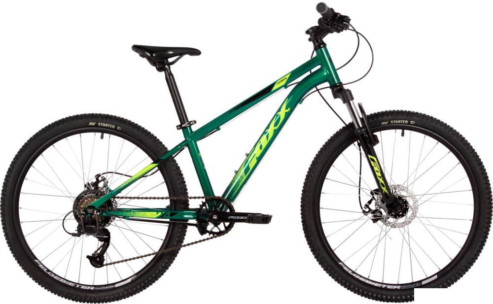 Велосипед Foxx Caiman JR 24 2025 (зеленый)