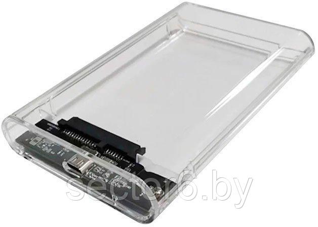 Бокс для накопителей 2.5" AgeStar 3UB2P6C (прозрачный)