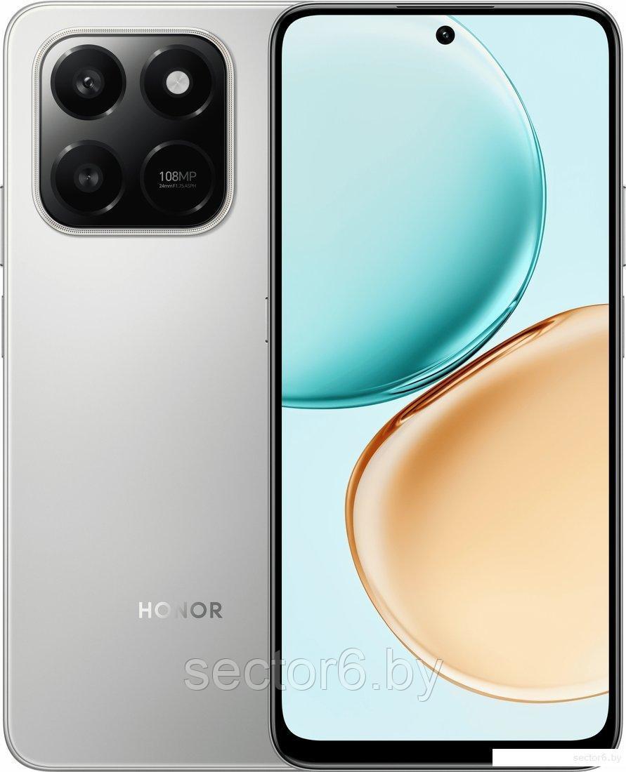 Телефон HONOR X7d LGN-LX1 6GB/128GB международная версия (метеорное серебро)