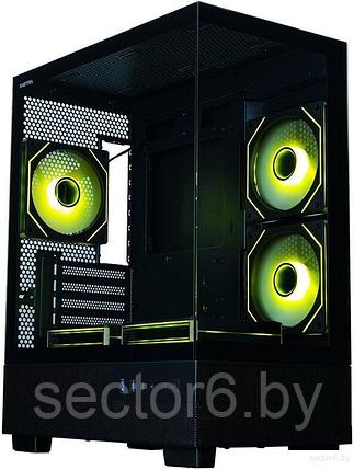 Корпус XASTRA Q400M 5ARGB-C6-UC (черный), фото 2