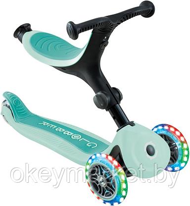 Самокат-трансформер Globber GO-Up Active Lights | Dark Mint 744-206, фото 3