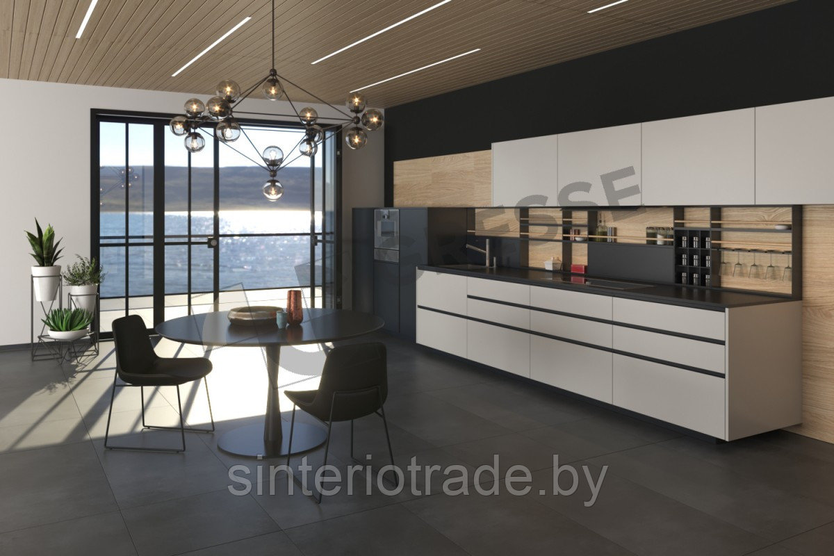 Керамогранит Gresse Matera pitch 1200х600х10 бетон смолистый темно-серый - GRS06-02