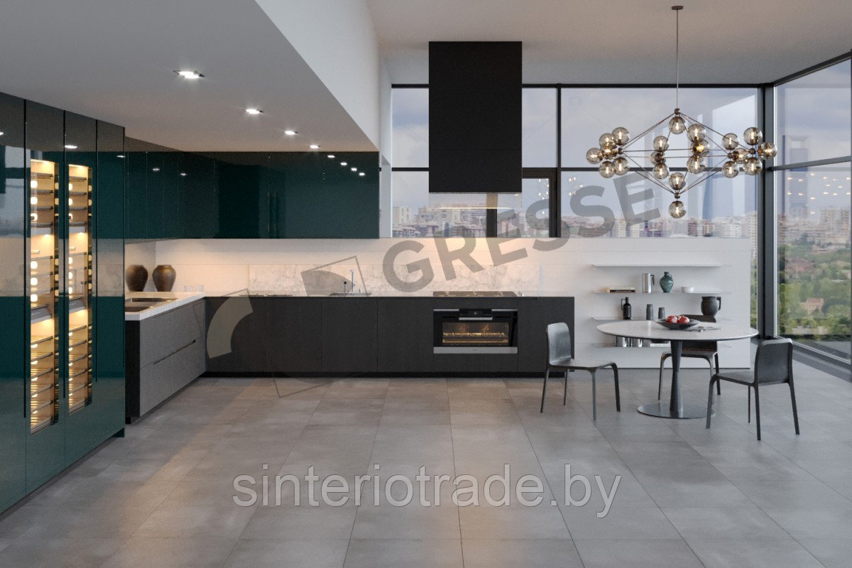 Керамогранит Gresse Matera eclipse 600х600х10 бетон темно-серый - GRS06-04