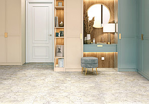 Керамогранит Alma Ceramica Indastro 570*570 (бежевый), GFU57IND04R Sugar-эффект рельеф рект.