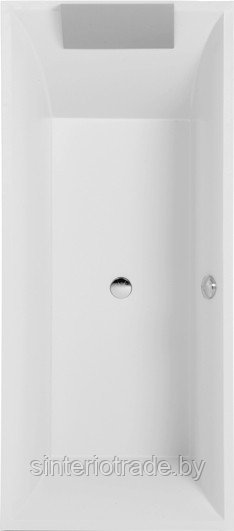Ванна квариловая Villeroy&Boch Squaro 180x80, с ножками, белая, UBQ180SQR2V-01