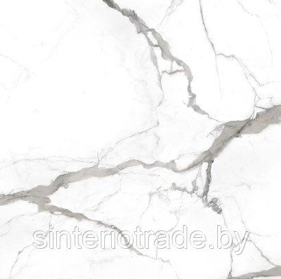 Керамогранит Zerde Tile CALACATTA GREY 600x600 матовый