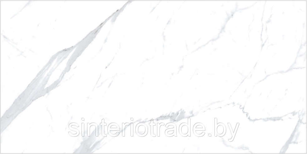 Керамогранит Zerde Tile STATUARIO WHITE 600x1200 матовый