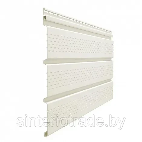 Döcke PREMIUM Софит перфорированный (Пломбир)