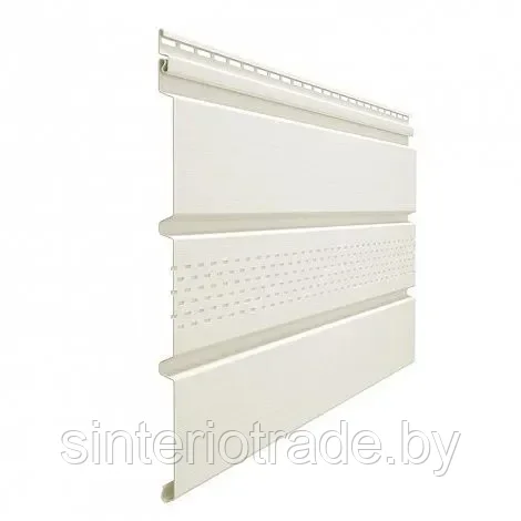 Döcke PREMIUM Софит с центральной перфорацией (Пломбир)