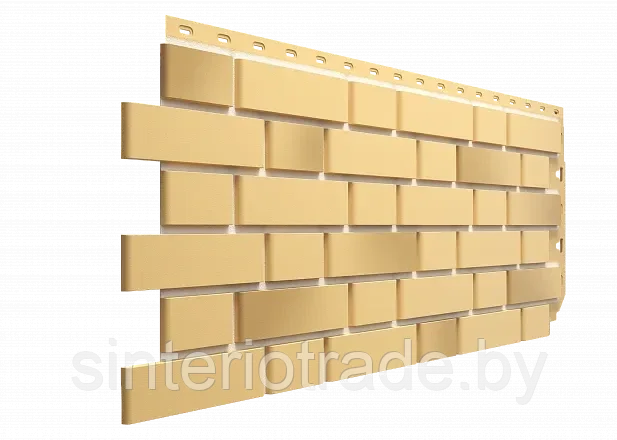 Фасадная панель Docke STANDARD ФЛЕМИШ Панель Желтый жженый