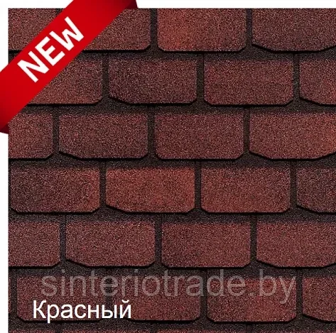 Гибкая черепица Docke PIE EURASIA ПЛИТКА Красный