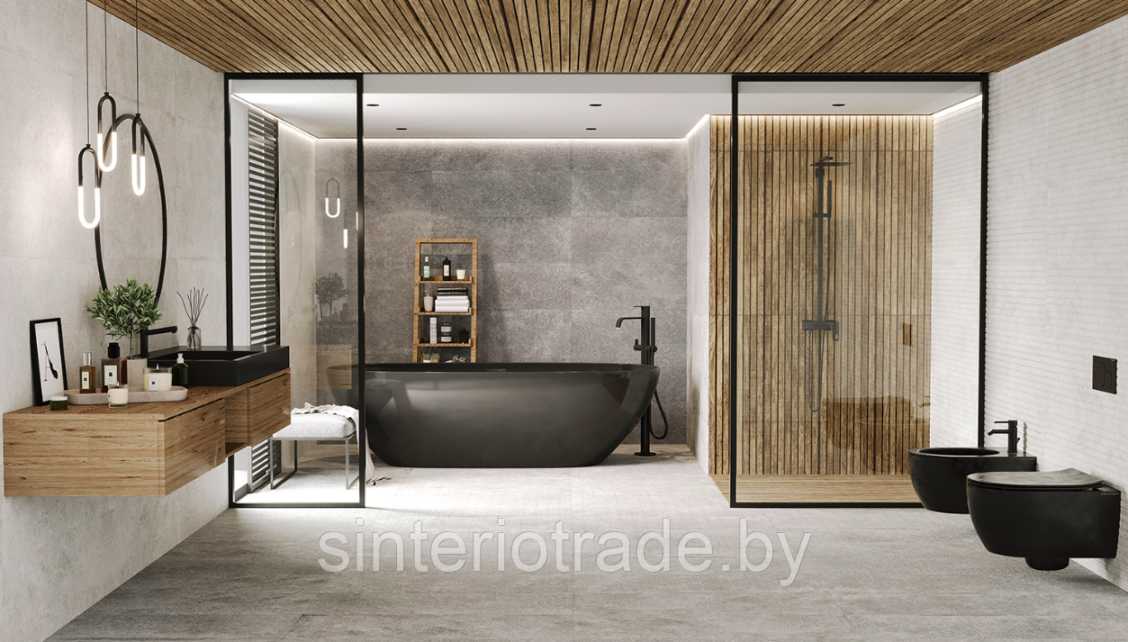 Керамический гранит EuroTile VERBIER DARK 533 60x120