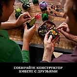 Конструктор Цветы Суккуленты 771 деталь аналог Лего, фото 5