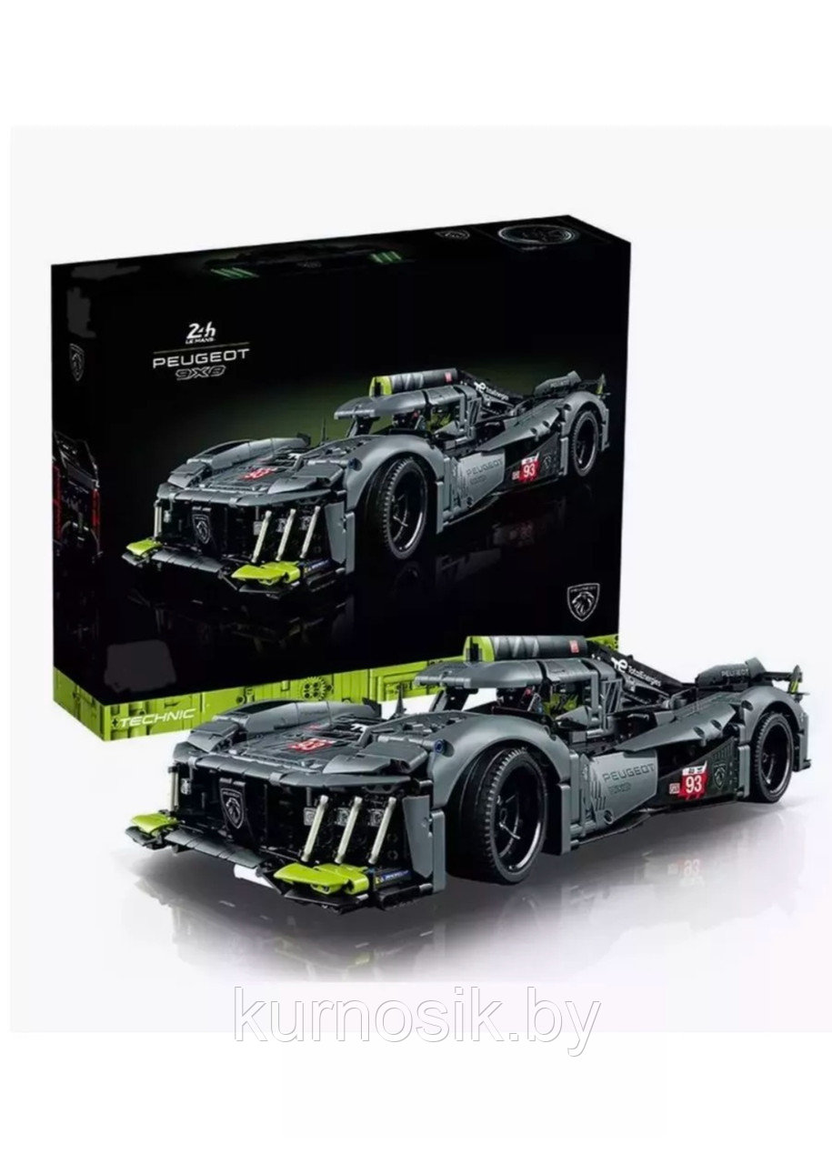 Конструктор гиперкар PEUGEOT 9X8 24H Le Mans 1775 деталей 2222