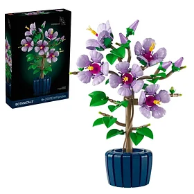 Конструктор Цветы Botanicals Гибискус 660 деталей аналог Лего
