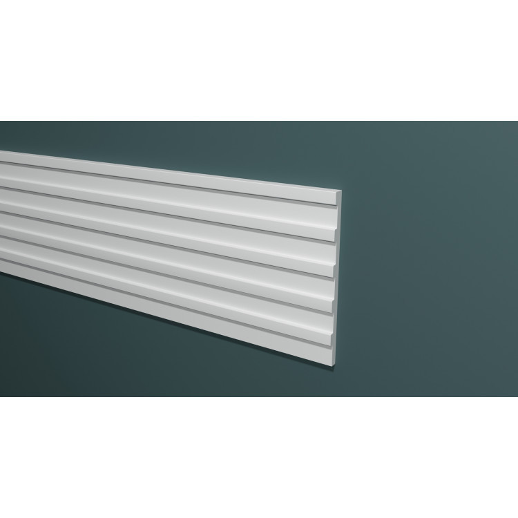 Стеновая панель из дюрополимера Decor-Dizayn Белая Лепнина DD901