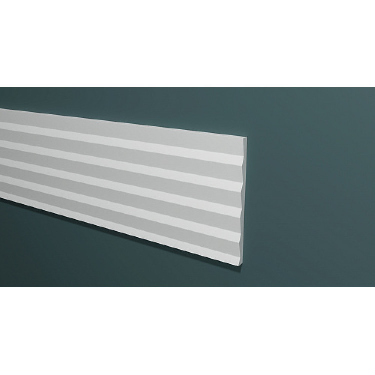 Стеновая панель из дюрополимера Decor-Dizayn Белая Лепнина DD903 (3 метра)