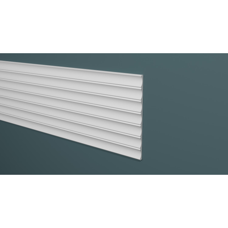 Стеновая панель из дюрополимера Decor-Dizayn Белая Лепнина DD909 (3 метра)