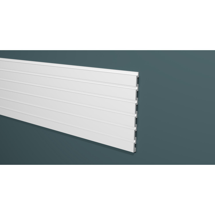 Стеновая панель из дюрополимера Decor-Dizayn Белая Лепнина DD916