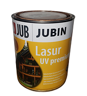 Jubin Lasur UV Premium Лазурь для древесины 0.75л, №22 эбеновый