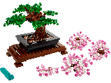 Конструктор Icons Bonsai Tree 878 деталей аналог lego, фото 4