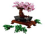 Конструктор Icons Bonsai Tree 878 деталей аналог lego, фото 6