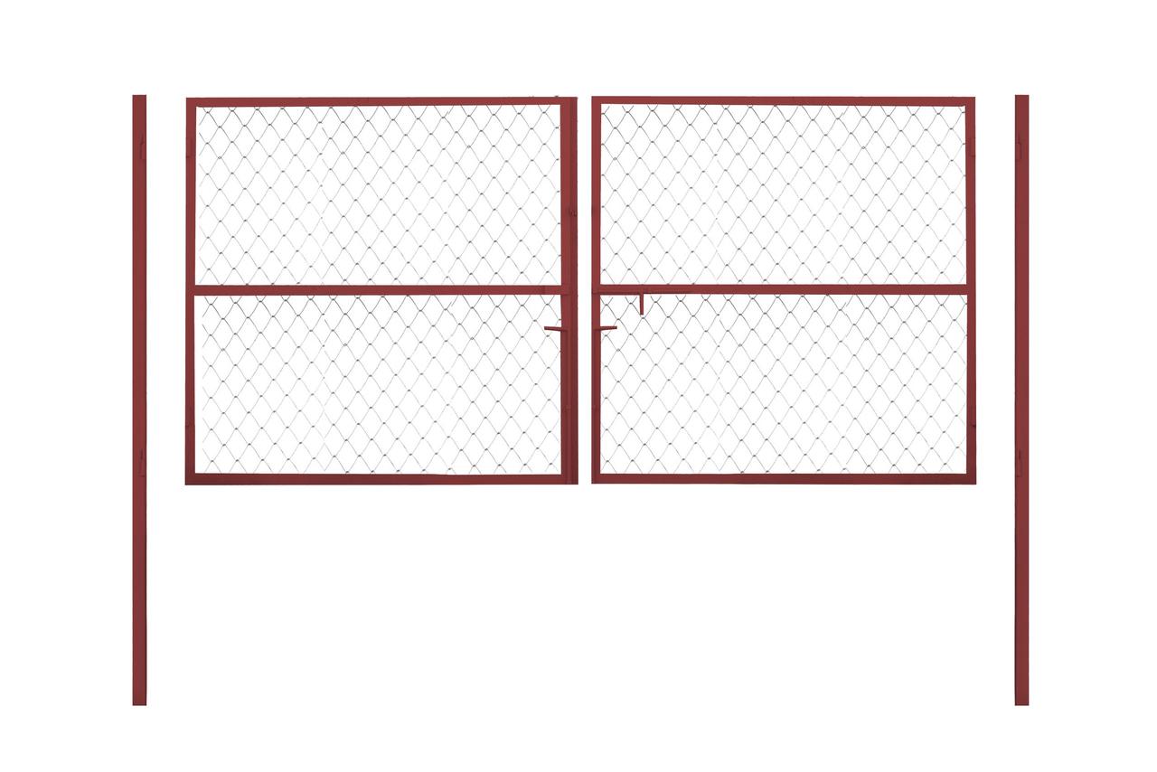 Ворота распашные из сетки 3,5*1,2 м