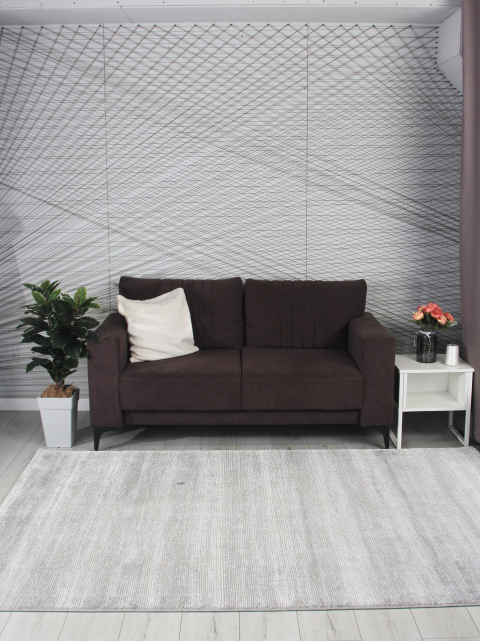 Ковер KARMEN HALI GL092G - GREY / GREY