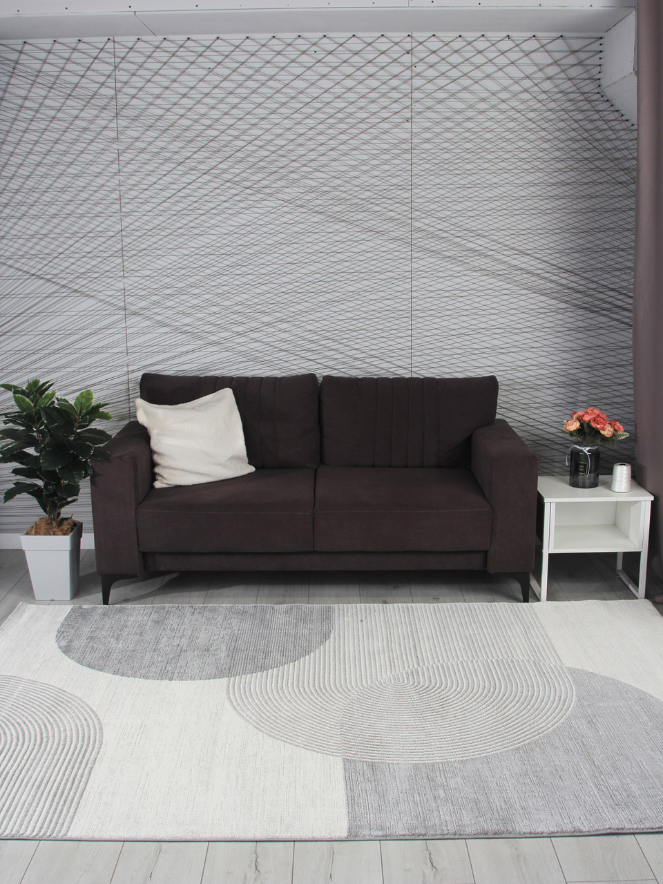 Ковер KARMEN HALI GL235G - GREY / GREY