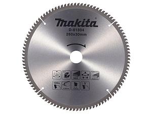 Диск пильный 260х30х2,6/1,8 мм 100 зуб. универсальный MAKITA (по аллюминию,дереву,пластику)