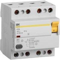 Устройство защитного отключения IEK ВД1-63S 4P 40А 300мА тип ACS MDV12-4-040-300