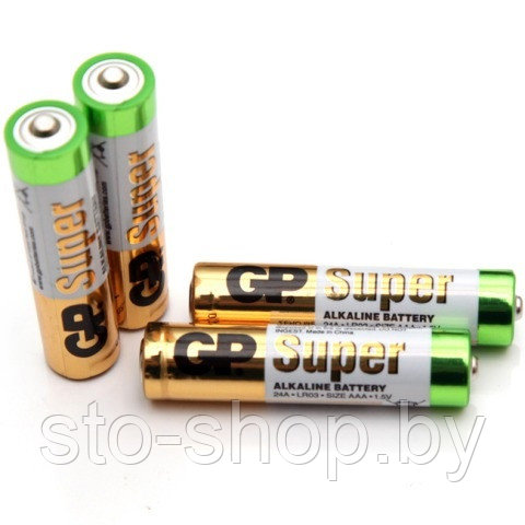 GP Super LR03/24A 1200mAh Alkaline AAA Батарейка щелочной элемент питания - фото 2 - id-p36233116