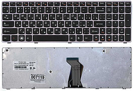 Клавиатура ноутбука LENOVO B570, серая рамка