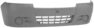Бампер передн не грунт OPEL: VIVARO/RENAULT TRAFIC /NISSEN PRIMASTAR 06-  (Страна производства: ИСПАНИЯ)