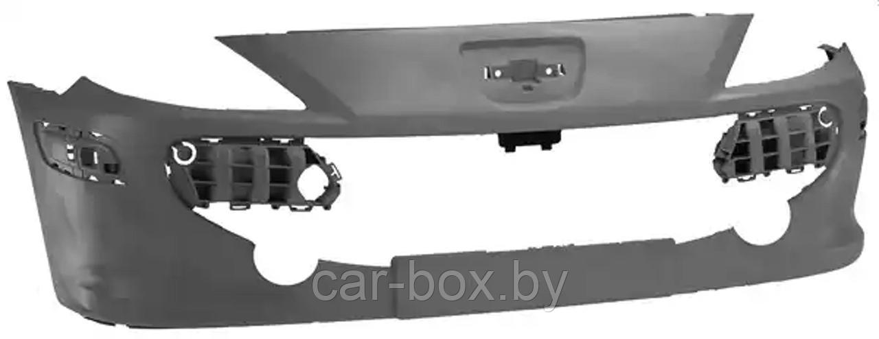 Бампер передн грунт с птф PEUGEOT 307 10.05-  (Страна производства: ИСПАНИЯ)