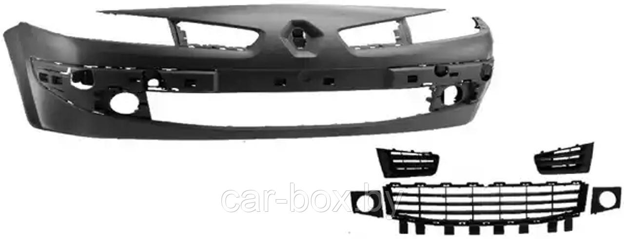 Бампер передн грунт к-кт RENAULT: MEGANE 02.06-09.08  (Страна производства: ИСПАНИЯ)