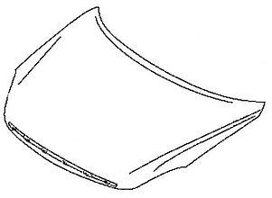 Капот NISSAN: BLUEBIRD 06-  | ALMERA (G15) 2013-