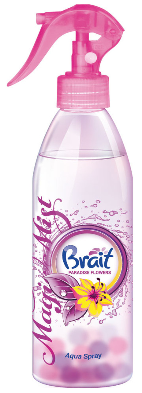 Освежитель воздуха  Aqua Spray BRAIT Magic Mist "Paradise Flowers" 425 г