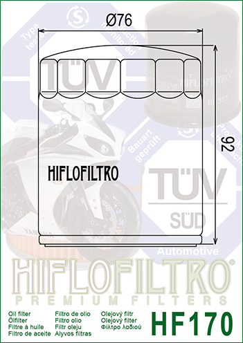 Масляный фильтр HF170B