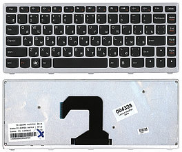 Клавиатура ноутбука LENOVO U410-ITH серая