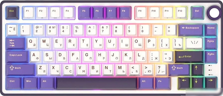 Клавиатура Royal Kludge R75 RGB Blackberry (RK Brown), фото 1