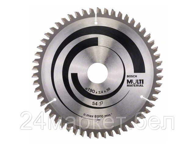 BOSCH Китай Диск пильный 190х30 мм 54 зуб. универсальный MULTIMATERIAL BOSCH (твердоспл. зуб)