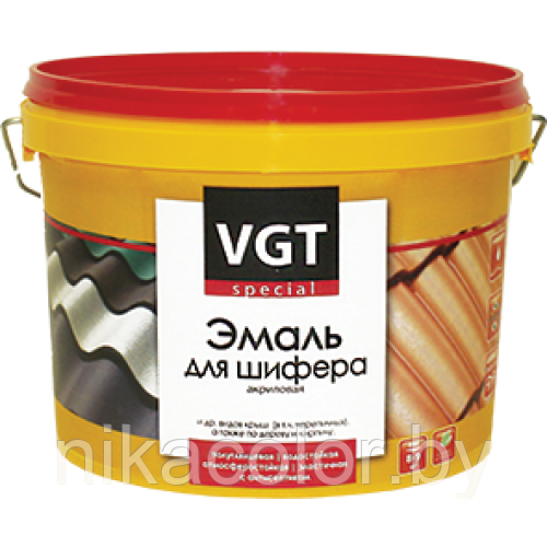 ЭМАЛЬ  ВД-АК-1179 ДЛЯ ШИФЕРА полуглянцевая цвет каштан 10кг