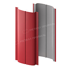 Штакетник металлический МП ELLIPSE-T 19х126 (ПЭ-01-3011-0.4)  RAL 3011 Коричнево-красный