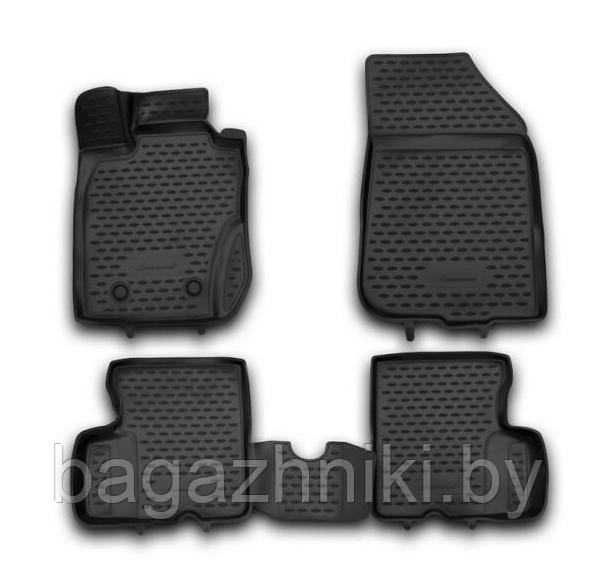 Коврики 3D в салон Nissan Terrano 2WD (2014 - 2016)