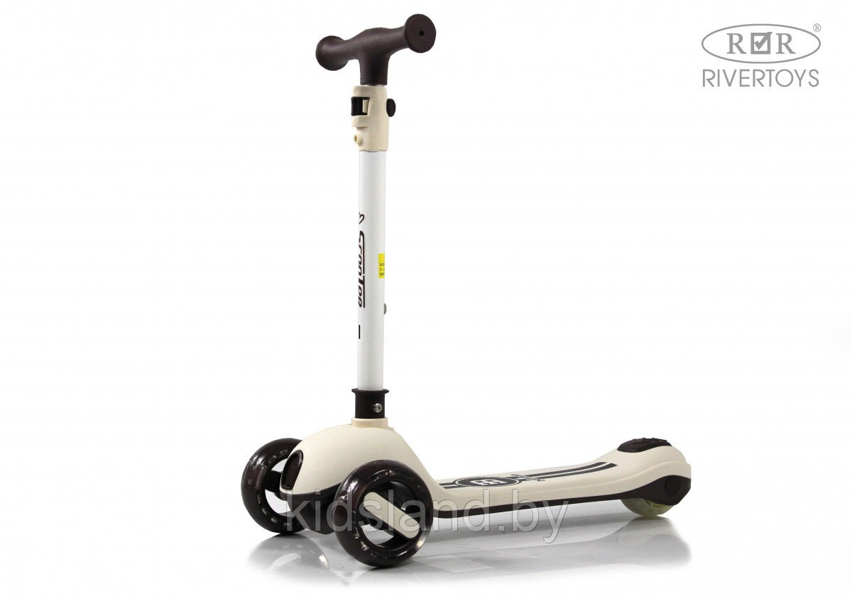 Детский самокат Rivertoys HB-818 коричневый