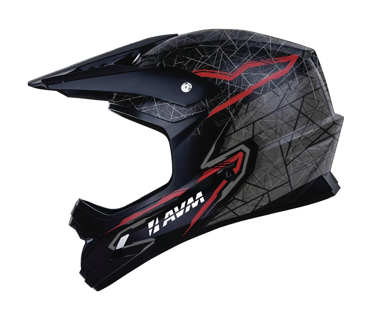 Шлем AVM 618 размер XL цвет ЧЁРНЫЙ